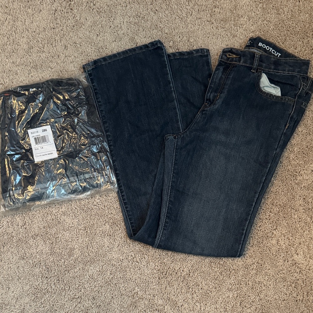 The Children's Place Dark Blue Kids Bootcut Jeans